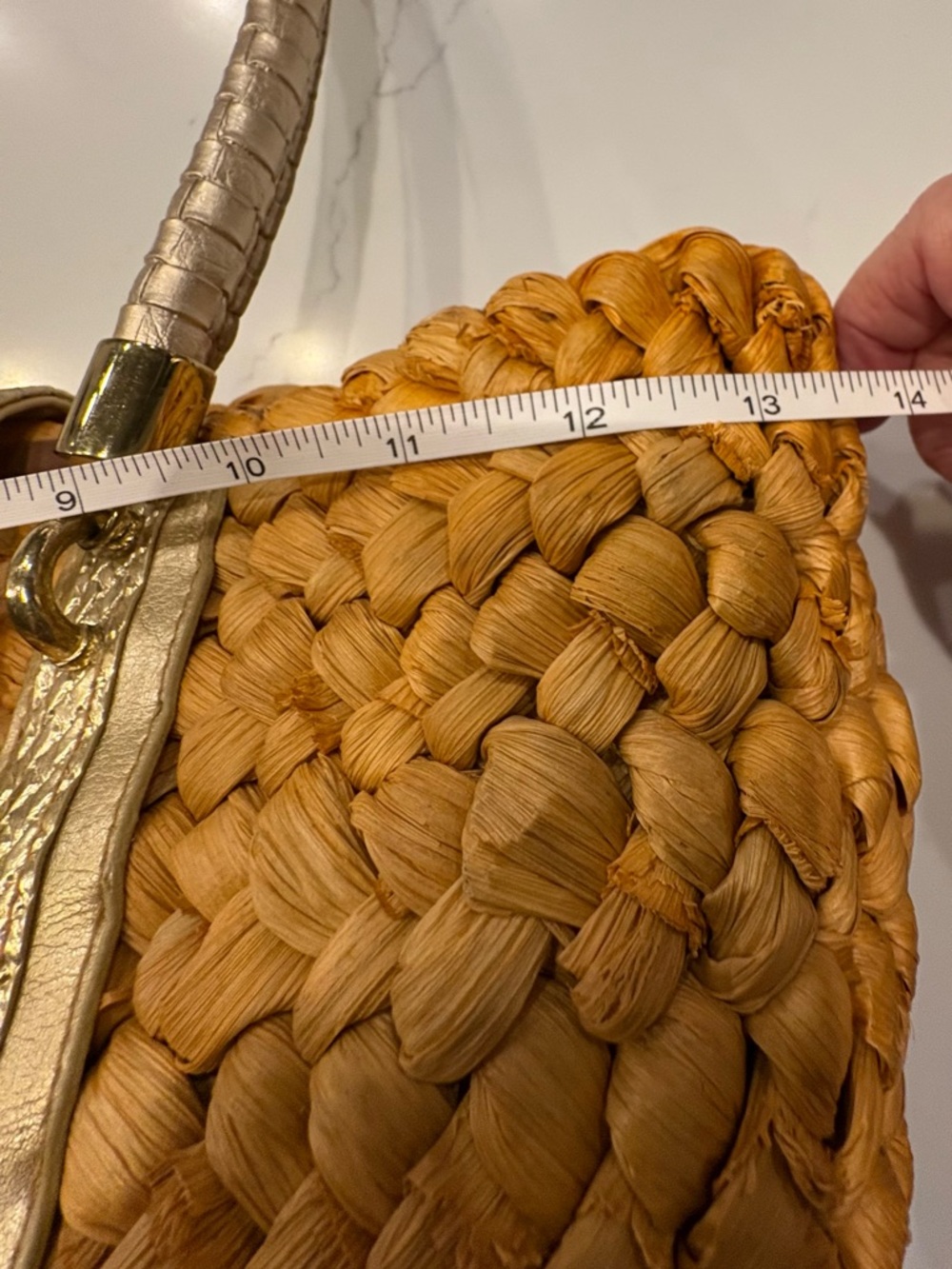 XOXO Corn Husk Straw Handbag - Picture 14 of 16